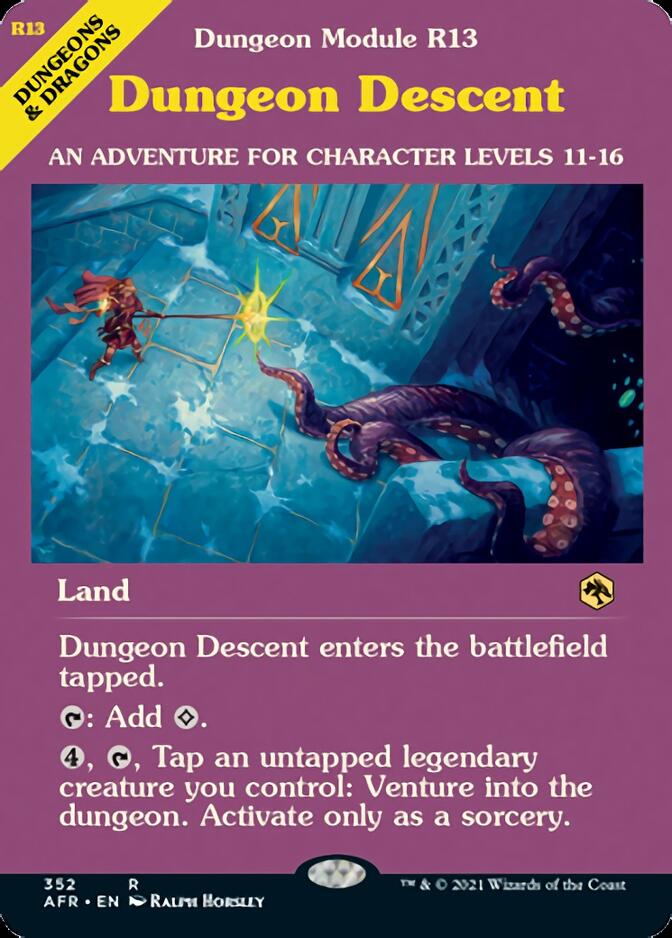 Dungeon Descent (Dungeon Module) [Dungeons & Dragons: Adventures in the Forgotten Realms] | Exor Games New Glasgow