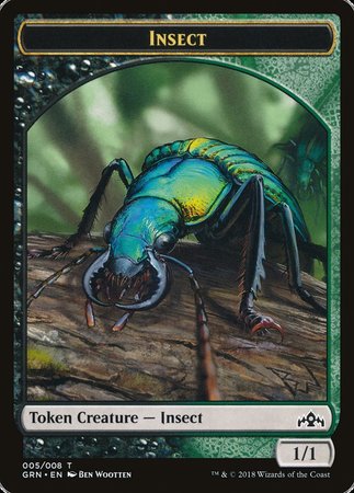 Insect Token [Guilds of Ravnica Tokens] | Exor Games New Glasgow