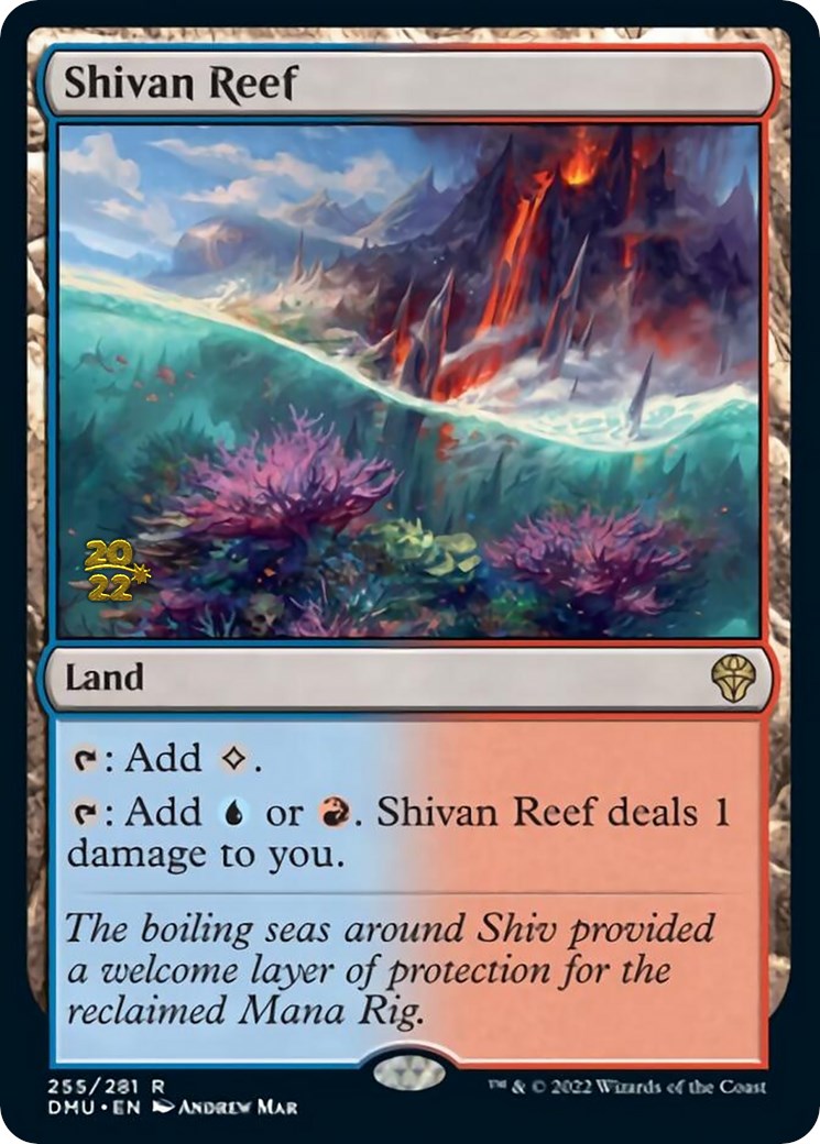 Shivan Reef [Dominaria United Prerelease Promos] | Exor Games New Glasgow