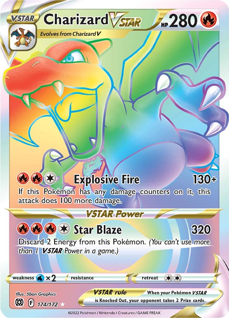 Charizard VSTAR (174/172) [Sword & Shield: Brilliant Stars] | Exor Games New Glasgow