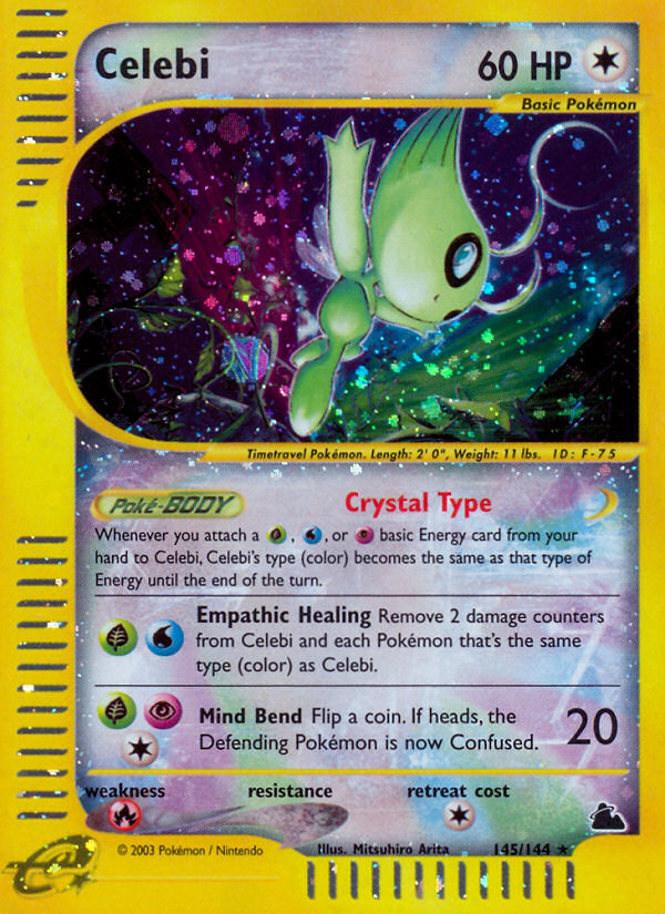 Celebi (145/144) [Skyridge] | Exor Games New Glasgow