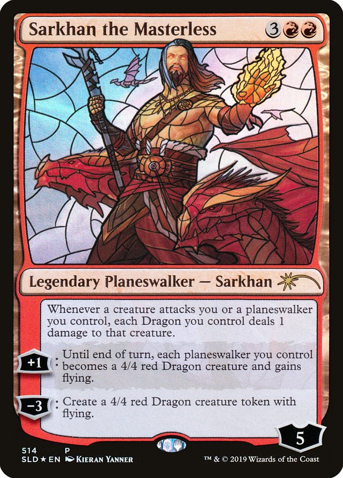 Sarkhan the Masterless (Stained Glass) [Secret Lair Drop Promos] | Exor Games New Glasgow