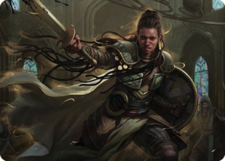 Shanna, Purifying Blade Art Card 1 [Dominaria United Art Series] | Exor Games New Glasgow