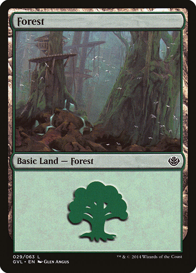 Forest (29) (Garruk vs. Liliana) [Duel Decks Anthology] | Exor Games New Glasgow