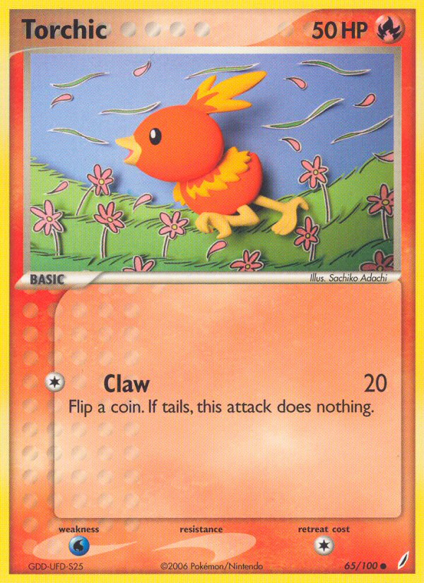 Torchic (65/100) [EX: Crystal Guardians] | Exor Games New Glasgow