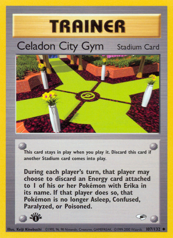 Celadon City Gym (107/132) [Gym Heroes 1st Edition] | Exor Games New Glasgow