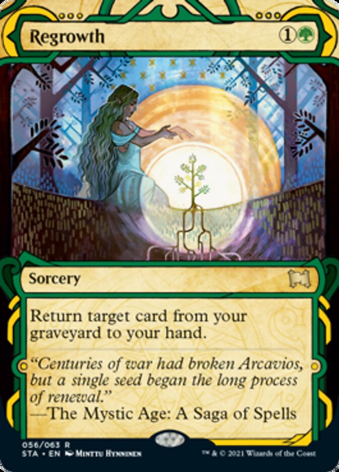 Regrowth (Etched Foil) [Strixhaven Mystical Archive] | Exor Games New Glasgow