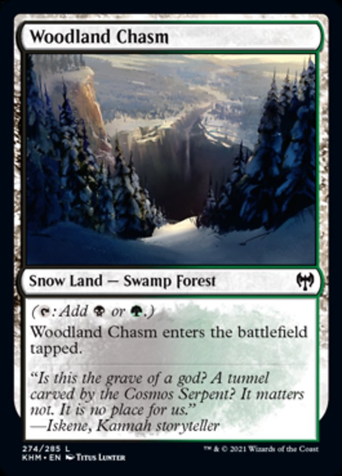 Woodland Chasm [Kaldheim] | Exor Games New Glasgow