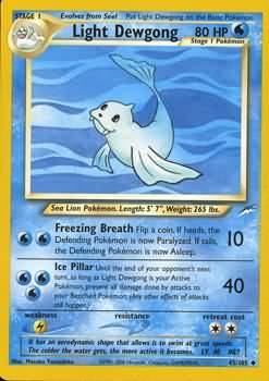 Light Dewgong (45/105) [Neo Destiny Unlimited] | Exor Games New Glasgow