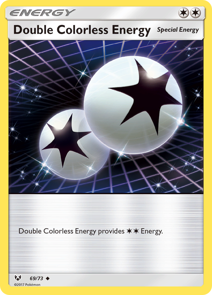 Double Colorless Energy (69/73) [Sun & Moon: Shining Legends] | Exor Games New Glasgow