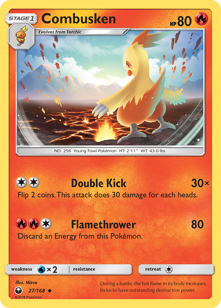 Combusken (27/168) [Sun & Moon: Celestial Storm] | Exor Games New Glasgow