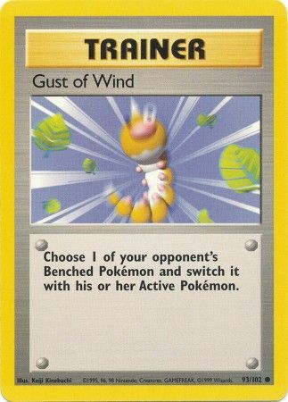 Gust of Wind (93/102) [Base Set Unlimited] | Exor Games New Glasgow