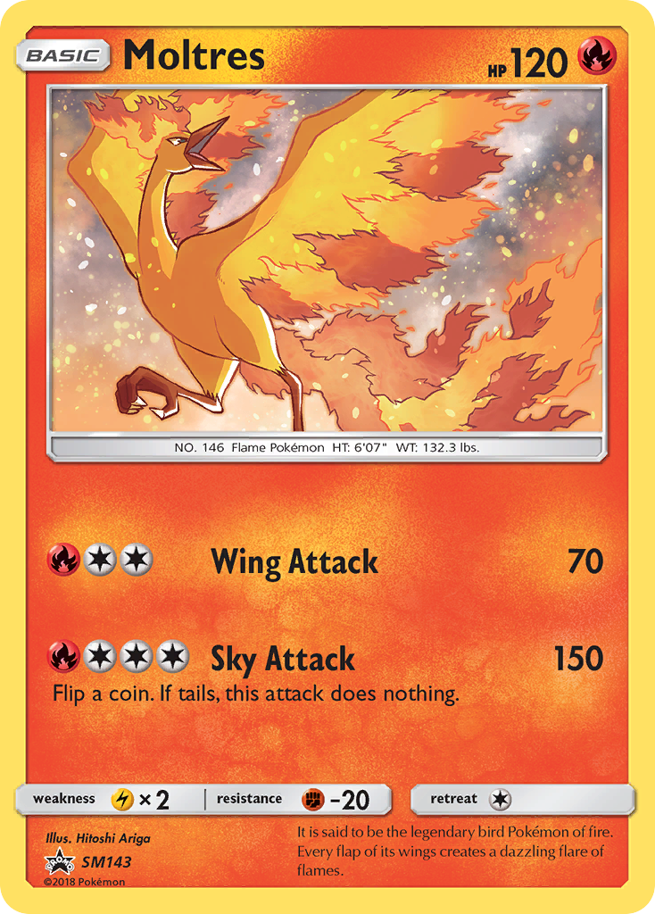 Moltres (SM143) [Sun & Moon: Black Star Promos] | Exor Games New Glasgow