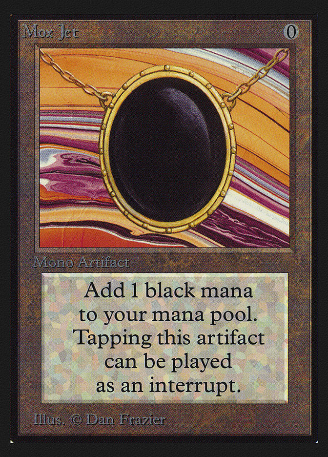 Mox Jet (Black Stone) [International Collectors’ Edition] | Exor Games New Glasgow