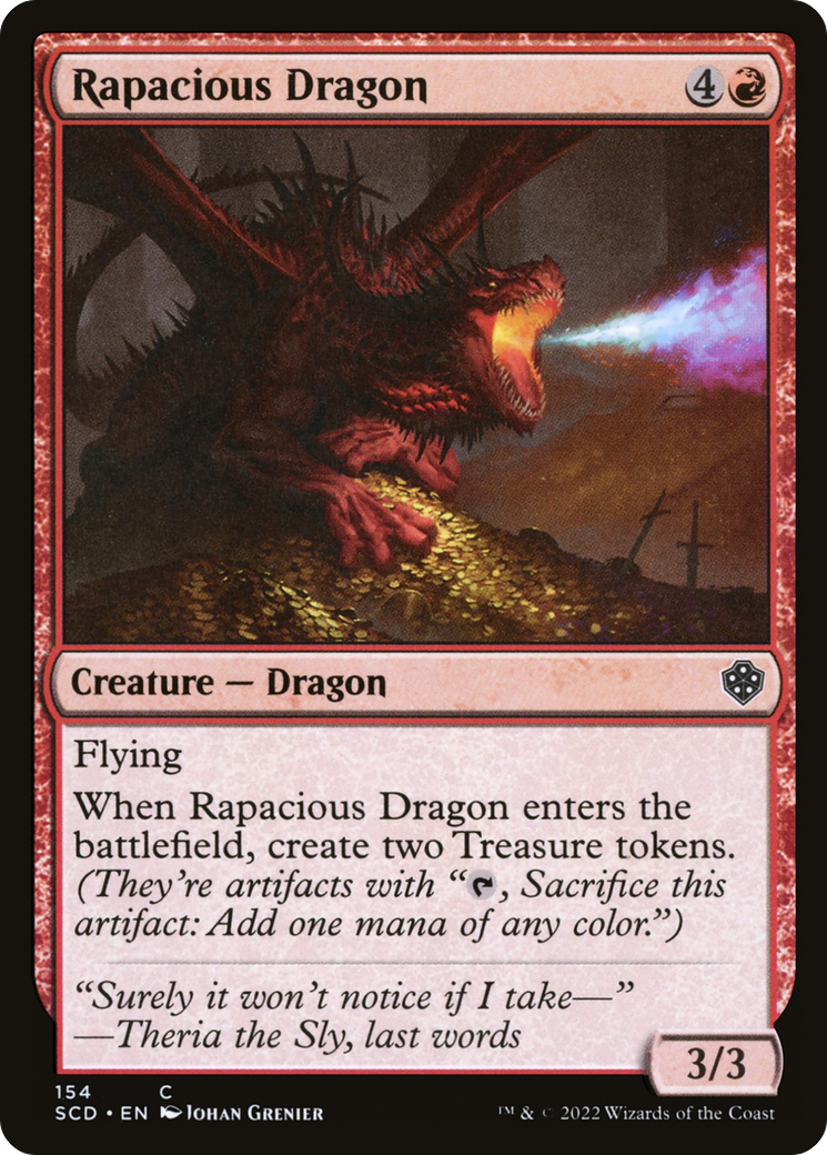 Rapacious Dragon [Starter Commander Decks] | Exor Games New Glasgow