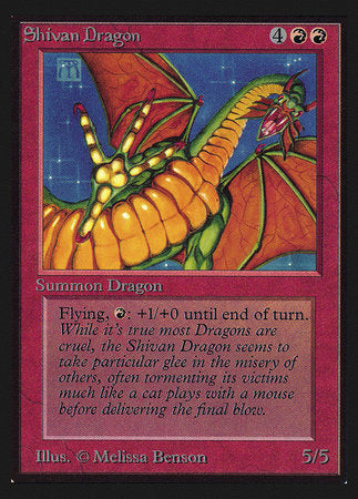 Shivan Dragon (CE) [Collectors’ Edition] | Exor Games New Glasgow