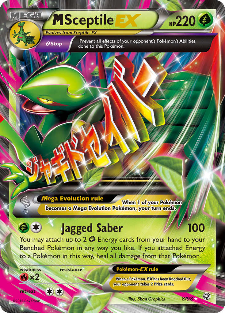 M Sceptile EX (8/98) [XY: Ancient Origins] | Exor Games New Glasgow