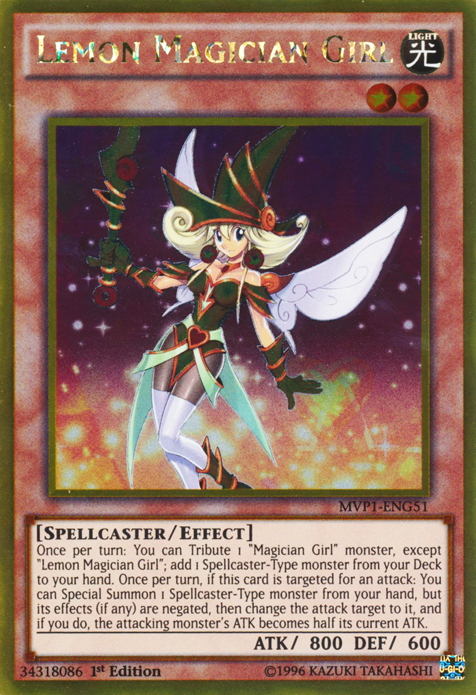 Lemon Magician Girl [MVP1-ENG51] Gold Rare | Exor Games New Glasgow