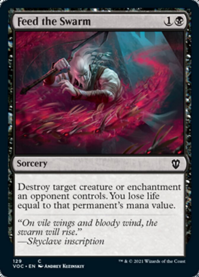 Feed the Swarm [Innistrad: Crimson Vow Commander] | Exor Games New Glasgow