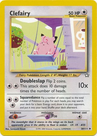 Clefairy (30/111) [Neo Genesis Unlimited] | Exor Games New Glasgow