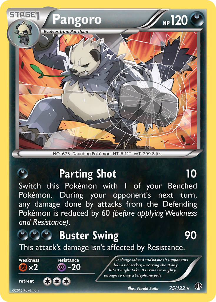 Pangoro (75/122) [XY: BREAKpoint] | Exor Games New Glasgow