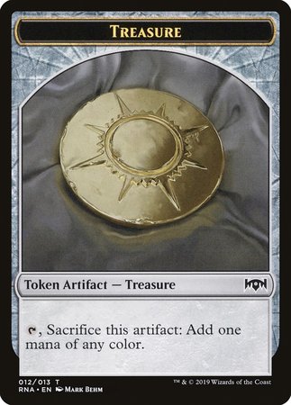 Treasure Token [Ravnica Allegiance Tokens] | Exor Games New Glasgow