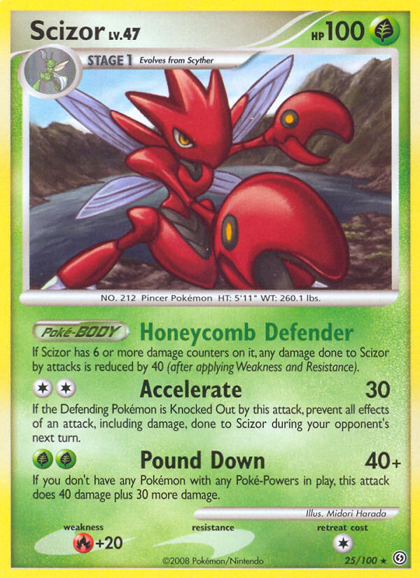 Scizor (25/100) [Diamond & Pearl: Stormfront] | Exor Games New Glasgow