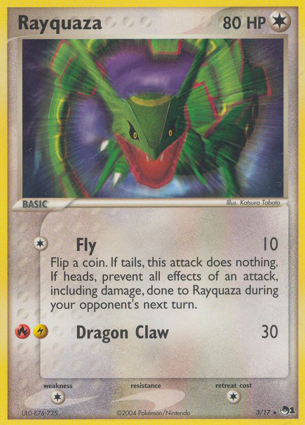 Rayquaza (3/17) [POP Series 1] | Exor Games New Glasgow