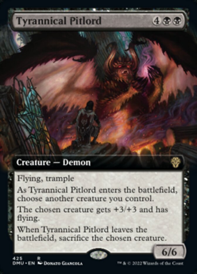 Tyrannical Pitlord (Extended Art) [Dominaria United] | Exor Games New Glasgow