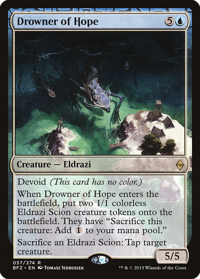 Drowner of Hope [Battle for Zendikar] | Exor Games New Glasgow