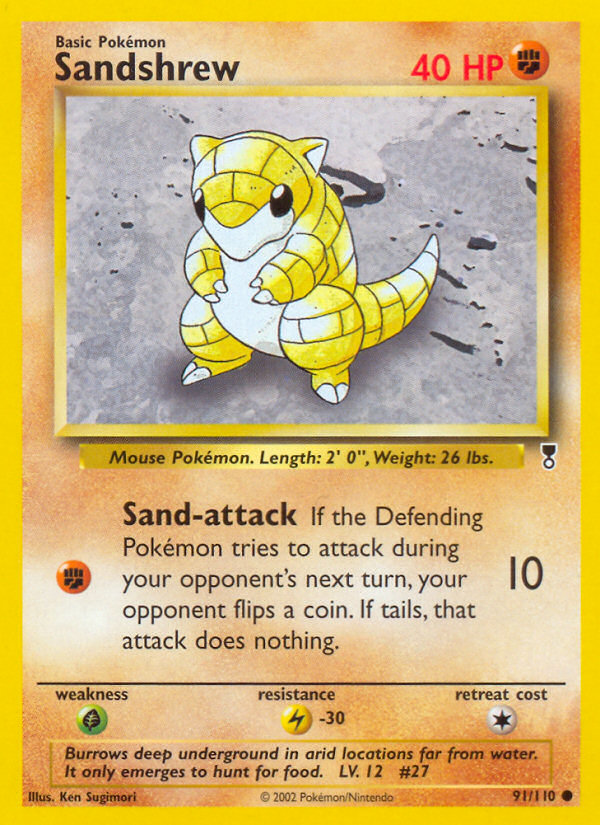 Sandshrew (91/110) [Legendary Collection] | Exor Games New Glasgow