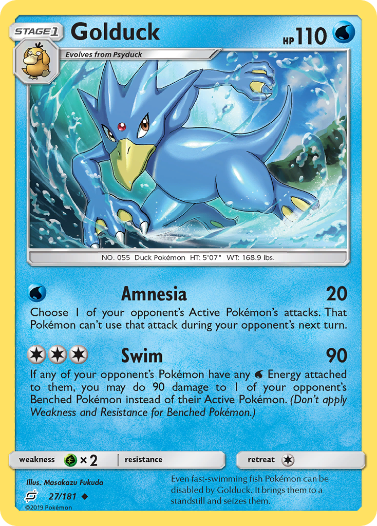 Golduck (27/181) [Sun & Moon: Team Up] | Exor Games New Glasgow