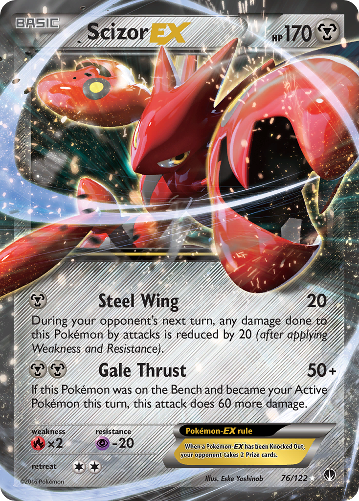 Scizor EX (76/122) [XY: BREAKpoint] | Exor Games New Glasgow