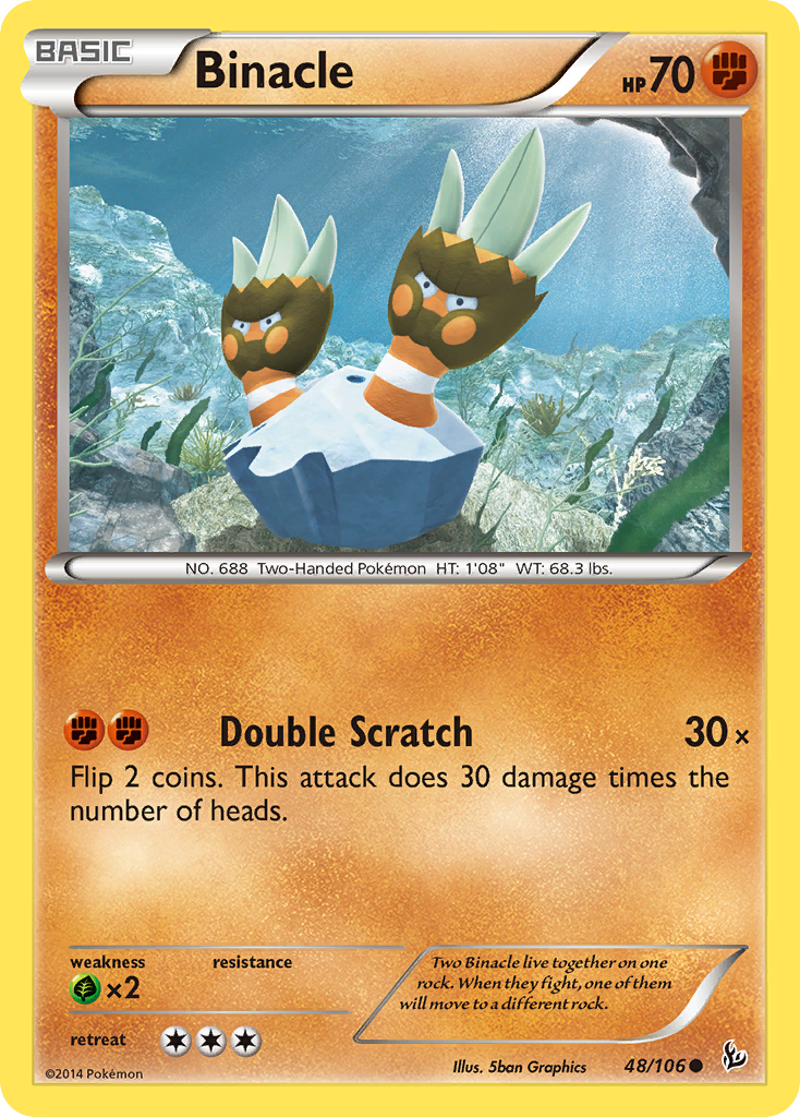 Binacle (48/106) [XY: Flashfire] | Exor Games New Glasgow