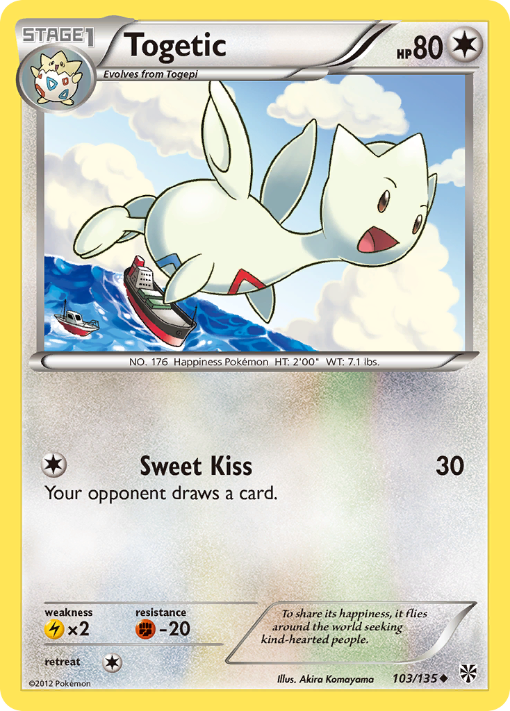 Togetic (103/135) [Black & White: Plasma Storm] | Exor Games New Glasgow