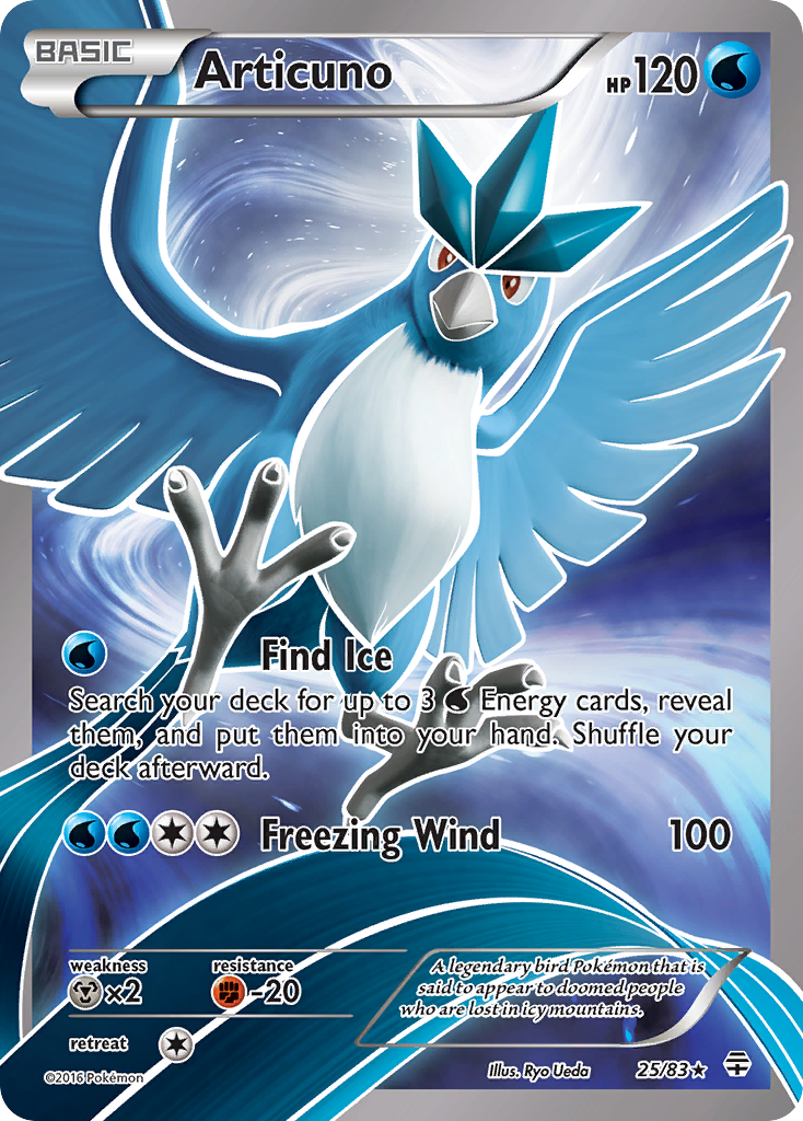 Articuno (25/83) [XY: Generations] | Exor Games New Glasgow