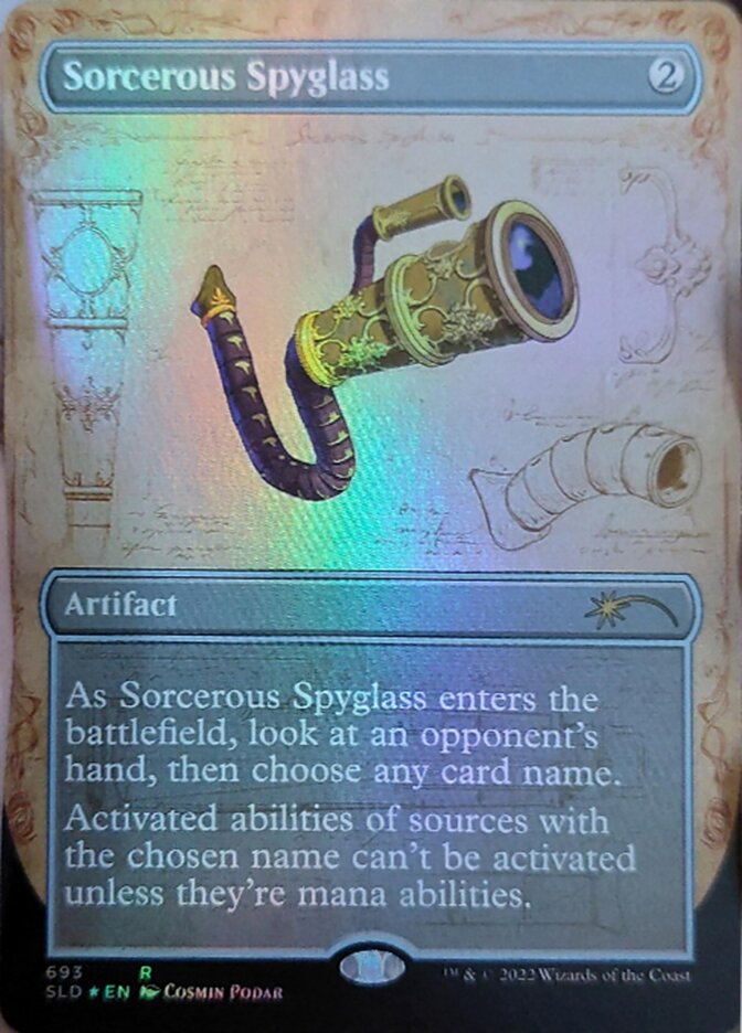 Sorcerous Spyglass (Blueprint) [Secret Lair Drop Promos] | Exor Games New Glasgow