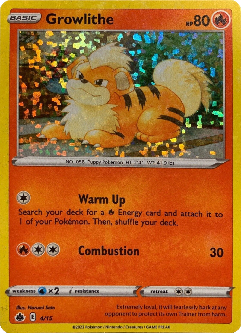 Growlithe (4/15) [McDonald's Promos: Match Battle] | Exor Games New Glasgow