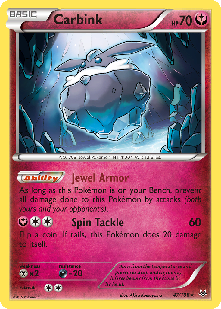 Carbink (47/108) [XY: Roaring Skies] | Exor Games New Glasgow