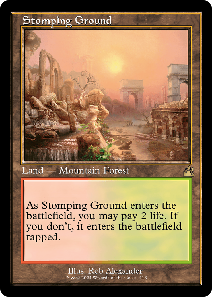 Stomping Ground (Retro) [Ravnica Remastered] | Exor Games New Glasgow