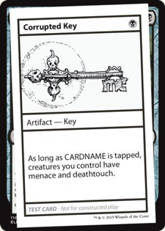 Corrupted Key (2021 Edition) [Mystery Booster Playtest Cards] | Exor Games New Glasgow