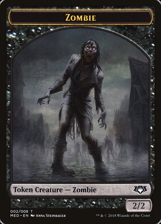 Zombie Token [Mythic Edition Tokens] | Exor Games New Glasgow