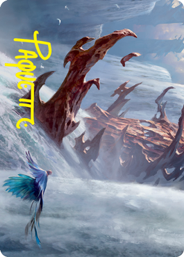 Island Art Card (Gold-Stamped Signature) [Strixhaven: School of Mages Art Series] | Exor Games New Glasgow