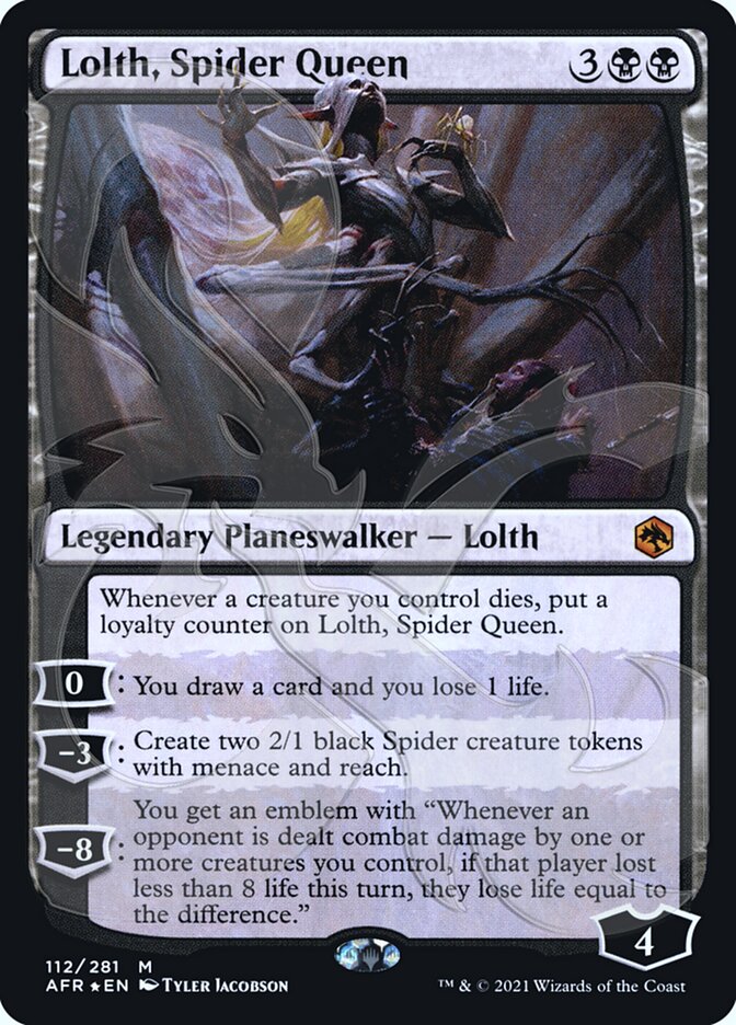 Lolth, Spider Queen (Ampersand Promo) [Dungeons & Dragons: Adventures in the Forgotten Realms Promos] | Exor Games New Glasgow