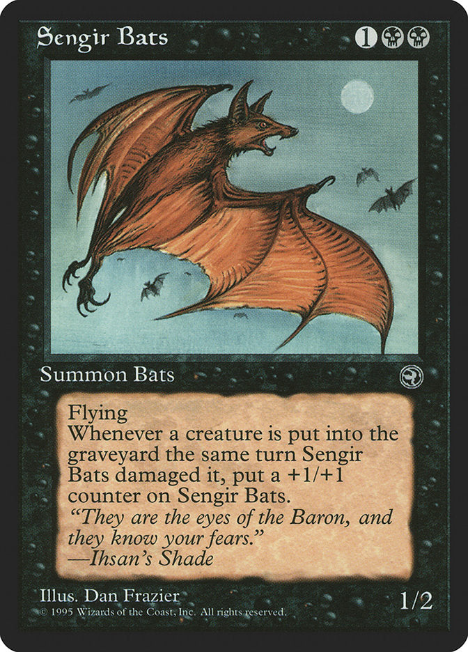 Sengir Bats (Ihsan's Shade Flavor Text) [Homelands] | Exor Games New Glasgow