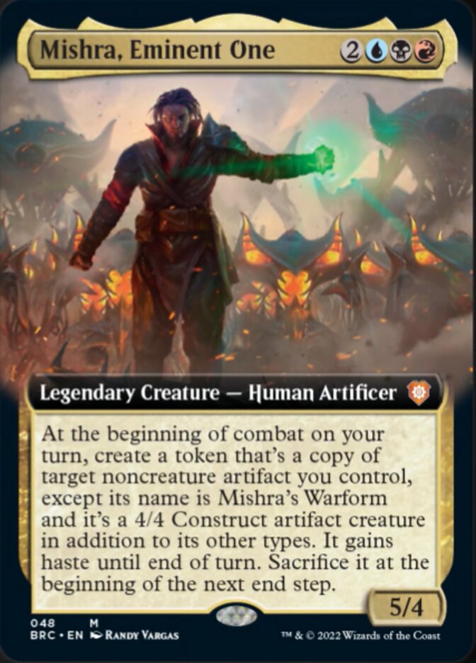 Mishra, Eminent One (Extended Art) [The Brothers' War Commander] | Exor Games New Glasgow