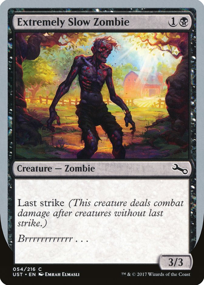 Extremely Slow Zombie ("Brrrrrrrrrrrr...") [Unstable] | Exor Games New Glasgow