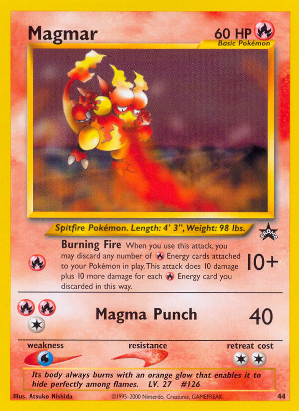 Magmar (44) [Wizards of the Coast: Black Star Promos] | Exor Games New Glasgow