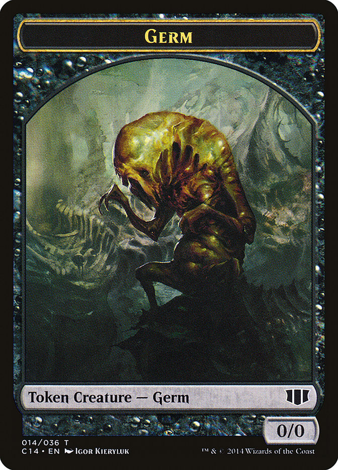 Stoneforged Blade // Germ Double-sided Token [Commander 2014 Tokens] | Exor Games New Glasgow