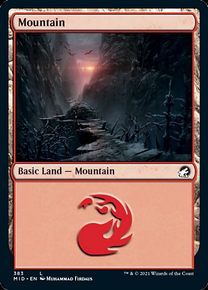 Mountain (383) [Innistrad: Midnight Hunt] | Exor Games New Glasgow